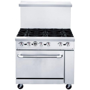 Cucina a <span class=keywords><strong>Gas</strong></span> Commerciale ETL con 6 Bruciatori, Fornello a <span class=keywords><strong>Gas</strong></span> da 48 Pollici Tipo Americano con Forno <span class=keywords><strong>Standard</strong></span> - Product Image 3
