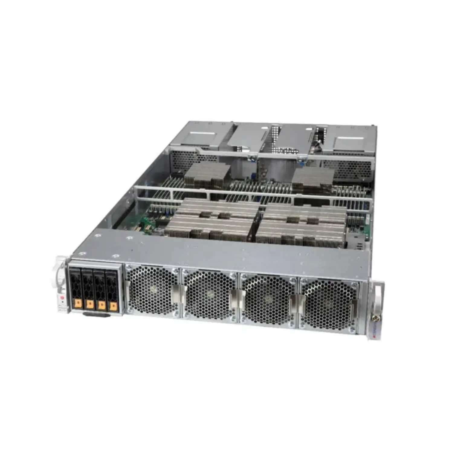 NVIDIA HGX A100 4-GPU 40GB/80GB GPU 서버가 장착 된 A + 서버 2124GQ-NART 2U 듀얼 프로세서 (AMD) GPU 시스템