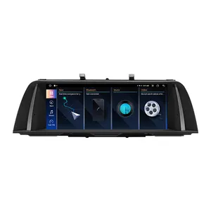 2011-2016 10.25 "4Core Android auto GPS Dell'automobile dello schermo multimediale per BMW Serie 5 F10 F11 F18 navigatore unità di Testa i-drive GPS