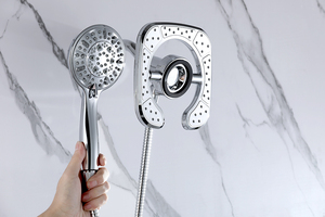 Amazons Best Selling OEM ODM Luxury <strong>Chrome</strong> Magnetic Combo Set Shower Head Set with Magnetic Holder - Product Image 6
