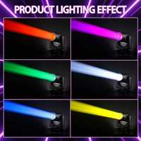 BAIQI Projecteur de scène mobile à faisceau populaire Mini 380W avec bande LED, contrôle DMX512, IP33, Ra90, pour DJ et clubs