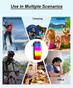 ZQS 1319 Altoparlante Portatile Wireless con <span class=keywords><strong>4</strong></span> Luci RGB, Lettore MP3 per Esterni, Bassi Potenti, Mini Speaker per Feste - Product Image 6