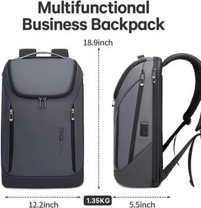 Échantillon gratuit : Sacs à dos professionnels pour ordinateur portable, grande capacité, pour voyages professionnels – Sac d'ordinateur personnalisé en Oxford imperméable - Product Image 4