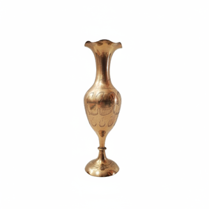 Jarrón de flores único moderno y hecho a mano, diseño fantástico de latón y metal, jarrón decorativo nórdico para el hogar, artículos de lujo reales - Product Image 1