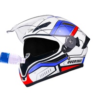 Casco de Motocicleta Integral ABS de Primera Calidad con Función para Beber Agua, Visera Doble Antivaho, Protector de Cabeza, Equipo de Seguridad para Conducir, Fabricantes