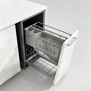 Meubles de cuisine extérieurs modulaires écologiques ignifuges en acier inoxydable laqué mat <span class=keywords><strong>beige</strong></span> avec évier, résistants aux UV, à la poussière et au sel, anti-traces de doigts - Product Image 4