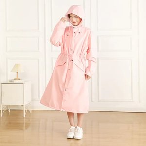 Imperméable à capuche écologique tout usage coupe-vent pour la randonnée, les voyages et le <span class=keywords><strong>travail</strong></span> - Product Image 4