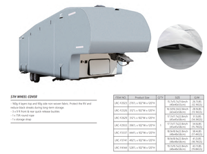 The <strong>Fifth</strong> Wheel RV Cover Water-repellent Breathable UV protection <strong>caravan</strong> Cover Tailored Travel Trailer Cover - Product Image 2