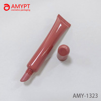 Tube de gloss à lèvres rose de 10 ml, tube de baume à lèvres, tube de crème pour les yeux, tube d'emballage cosmétique