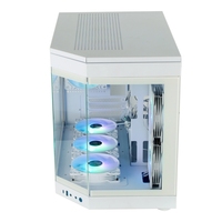 Casing Komputer ATX Baru Mid-tower Gaming Casing Komputer Kaca Tempered Casing CPU Desktop Casing Komputer Transparan Casing PC L4018
