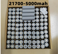Cellule Li-ion GEB 21700 3.7V 4000mah 5000mAh |   Batterie rechargeable d'origine 5C à décharge élevée pour les packs de vélos électriques
