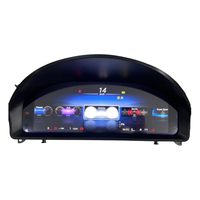 Tablero de Instrumentos Digital LCD DOS de 12.3 Pulgadas, Velocímetro con Sistema Linux Car-play Multilingüe para Benz GLK 2008-2012 NTG4.0