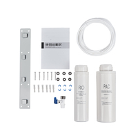 Sistema de Filtración de Agua por Ósmosis Inversa (RO) de Primera Calidad para Debajo del Fregadero con Cubierta de Vidrio Transparente para Visibilidad del Filtro