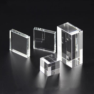 Nhà máy HBL cung cấp trực tiếp khối lập phương pha lê K9 trống, khắc laser 3D tùy chỉnh, khung ảnh pha lê. - Product Image 1