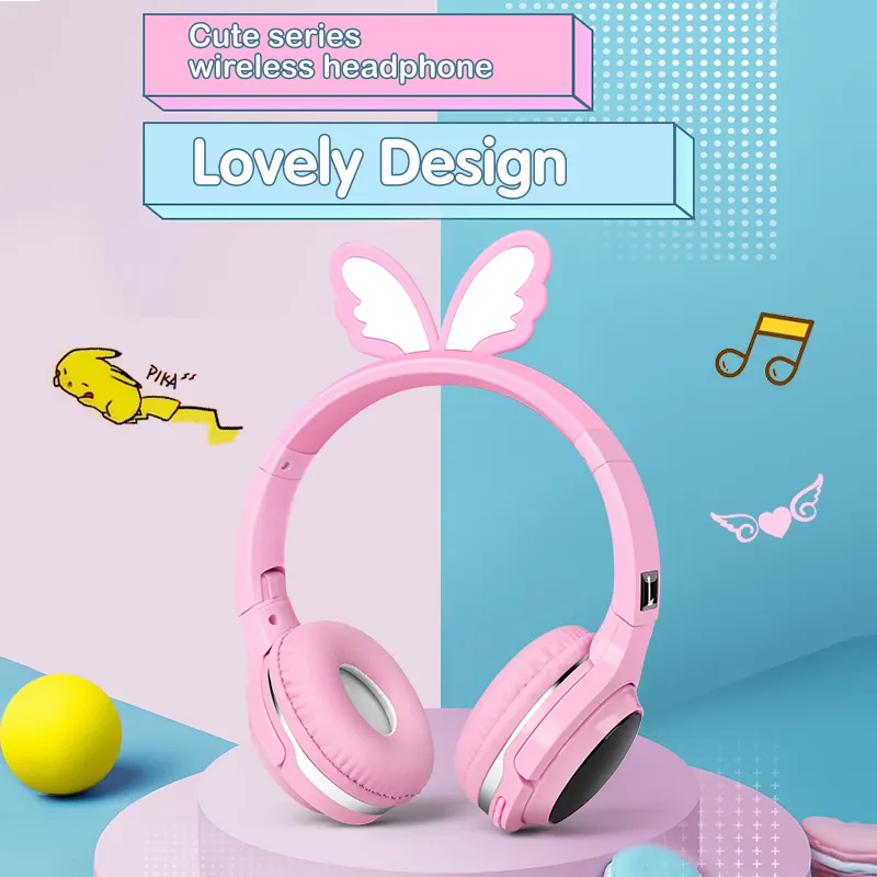 2021 Newly Products Cute Wireless Headset 360mAh Long Battery life Gaming Headset