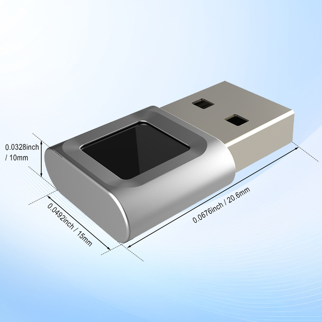Wholesale OEM U8 Metal Touch ID Biometric Key USB Adapter for Password-Free Windows 10/11/12 Login