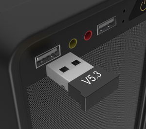 Ổ đĩa miễn phí 5.3 BT Adapter <span class=keywords><strong>USB</strong></span> BT để Loa tai nghe kết nối máy tính để bàn máy tính thu âm thanh br8652 <span class=keywords><strong>USB</strong></span> Adapter - Product Image 1