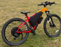 20*4.0 pouces 60V 72V 2000W 2500W 3000W 4000W 5000W Fat Ebike Kit Kit de conversion électrique avec batterie triangle au lithium 70V 30AH