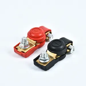 China manufacturer Car Zinc Plating 12V battery terminal connectors Clamp Iron/Brass quick release battery terminal