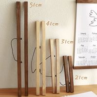 Colgador Magnético de Madera MDF para Pósteres, Duradero, Moderno, Ecológico, Hecho a Mano, con Impresión UV, para Exhibición de Arte en Lienzo (20/30/40/50 cm)