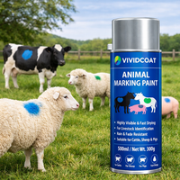 Spray de marquage animal efficace pour l'identification du bétail, peinture de marquage rapide pour les queues de porcs, bovins et ovins, aérosol