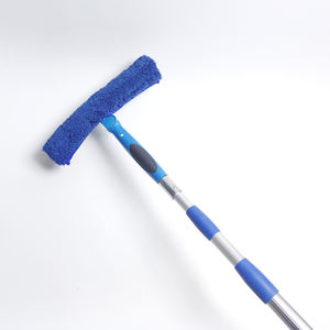 Raclette de <span class=keywords><strong>lave</strong></span>-<span class=keywords><strong>vitre</strong></span> en microfibre ESD <span class=keywords><strong>avec</strong></span> poignée <span class=keywords><strong>télescopique</strong></span> en plastique à tête pivotante pour le nettoyage des vitres - Product Image 3