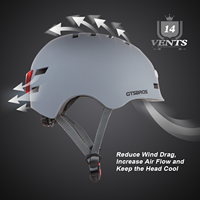 Mise à jour du produit 2023 casque de vélo électrique à lumière Led casques de vélo urbain casque de vélo électrique avec lumière
