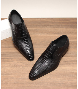 รองเท้าผู้ชายแบบเป็นทางการ, รองเท้าธุรกิจ, รองเท้าแบบผูกเชือกสไตล์อ็อกซ์ฟอร์ด, รองเท้าหนังผู้ชายคุณภาพสูงทันสมัยและรองเท้าอ็อกซ์ฟอร์ด - Product Image 6