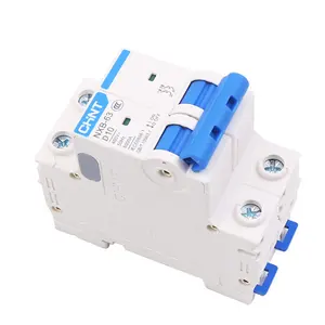 Interruttore miniatura di cc brraker dell'interruttore 1P 10A 1P/2P/3P/4P 48v 200amp di serie di CHINT NXB-63 mini