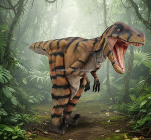 <strong>Adult</strong> Walking Hidden Leg Animatronic <strong>Dinosaur</strong> <strong>Costume</strong> Suit With Sound and Movement for Carnival Event Show Park Exhibition - Product Image 2