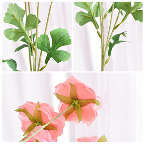 Stupid Bird Fleurs artificielles de pivoine en soie réalistes pour décoration intérieure, bouquet de la Saint-Valentin - Product Image 4