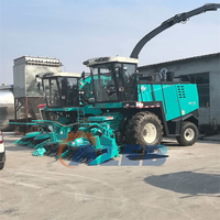 Machine à ensilage et hacheuse de fourrage verte de 1800 mm de large pour les fermes d'herbe et de luzerne en extérieur