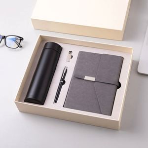 Business Gift Box Set A5 PU Notebook Insulated Cup Metal Pen <b>USB</b> <b>Flash</b> <b>Drive</b> Enterprise Customization LOGO Wholesale - Product Image 6