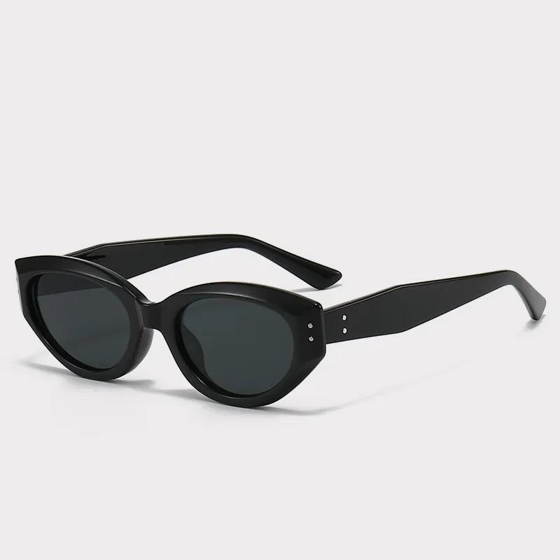 Gafas de sol retro de ojo de gato para mujer 8308, chica de moda y picante con cara pequeña, gafas de sol de foto de calle de alta calidad