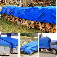 Bâche imperméable bleue de bâche résistante faite en usine avec la couverture de tente