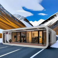 Mini-maison mobile Apple Cabin, préfabriquée, de haute qualité, moderne, entièrement meublée, insonorisée, installation rapide, utilisation comme villa