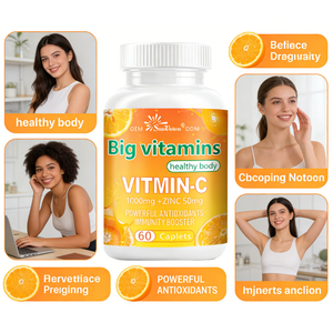 Tabletas <span class=keywords><strong>de</strong></span> Vitamina C y <span class=keywords><strong>Zinc</strong></span> <span class=keywords><strong>de</strong></span> Marca Propia <span class=keywords><strong>de</strong></span> Source Factory para Adultos, <span class=keywords><strong>que</strong></span> Mejoran la Inmunidad y Resisten la Oxidación - Product Image 4