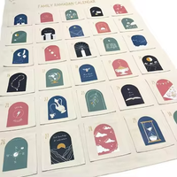 Calendrier de l'Avent du Ramadan personnalisé vierge vide de 30 jours personnalisé bricolage compte à rebours enfants toile