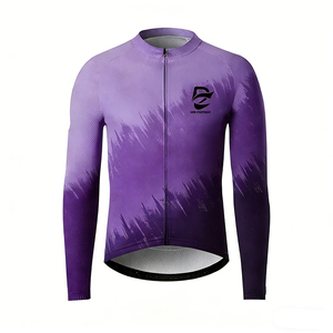 Vêtements de sport de plein air légers et respirants de qualité supérieure, à séchage rapide, coupe ajustée, doux et respirants, maillot de cyclisme à manches longues - Product Image 3