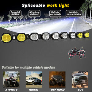 Nuova Barra Luminosa LED RGB DRL Modulare Personalizzata da 20/40/50 Pollici per Portapacchi, 6500 <span class=keywords><strong>Lumen</strong></span> per Veicoli 12V-24V, 4WD, SUV, Camion, Fuoristrada - Product Image 6