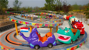 Manèges dans le parc d'attractions Train électrique Attraction <span class=keywords><strong>Luna</strong></span> Park Dragon Roller Coaster Fun Rides - Product Image 4