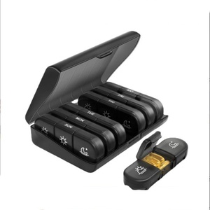 7-Day <b>Pill</b> Organizer – 21 Compartments (3 Times/Day), Large Portable Weekly Medicine <b>Case</b> <b>for</b> Vitamins, Supplements, Fish Oil - Product Image 2