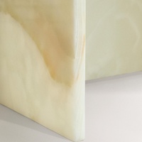 Table en onyx vert naturel, plan de travail, comptoir, banc, mobilier de salon, table d'appoint carrée en marbre sur mesure, table basse en onyx