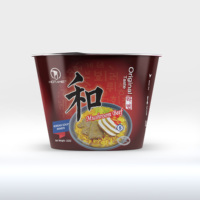 Fabrication chinoise, nourriture de style coréen, HOTAMIE, nouveau produit, soupe coréenne, ramyeon halal, saveur kimchi, nouilles instantanées
