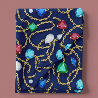 Tissu Popeline Imprimé en Coton, Motif Floral Années 80, Respirant, Léger, Tissé, pour Robe ou Chemise, Couleur Personnalisée, Filles
