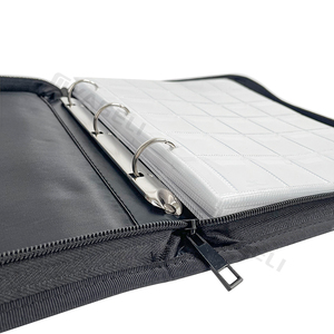 Nhà máy tùy chỉnh hình chữ nhật màu đen thư mục tùy chỉnh tiền xu thu thập Album Đen - Product Image 4