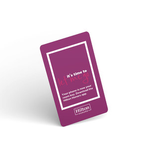 Tùy chỉnh in ấn CR80 nhựa 13.56MHz F08 chip RFID cửa khách sạn thẻ chìa khóa - Product Image 1