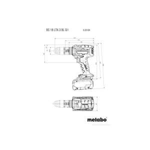 METABO - 603184840 BS 18 LTX-3 BL Q I-Perceuse/visseuse sans fil 18V (sans batterie et chargeur) - Product Image 2