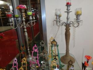 Candelabros de estilo lujoso, decoración Floral para boda, centro de mesa Mini Rosa, cartón de aluminio para fiestas de cumpleaños, precio - Product Image 6