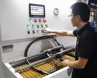 Nouveau banc d'essai hydraulique à contrôle manuel avec garantie de 1 an avec raccords de cylindre de soupape de moteur de pompe Electrica